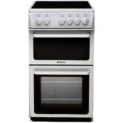 Hotpoint HAE51PS Electric Cooker, White